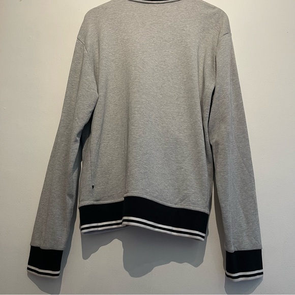 Polo by Ralph Lauren Gray Jacket with Black Collar - Picture 6 of 7